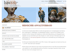Tablet Screenshot of bav-aab.ch